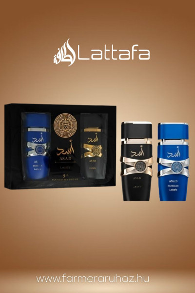 Lattafa 2 db-os férfi ajándék szett / Asad 5th Anniversary (ARP020)