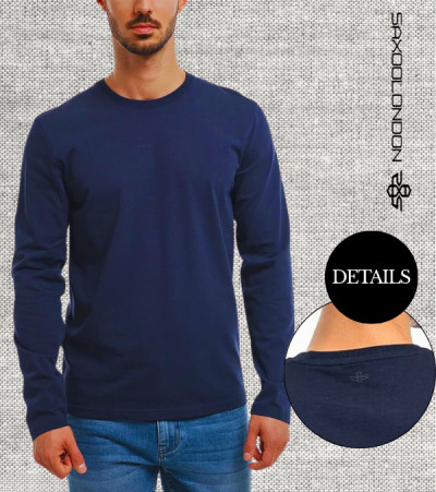 SaxooLondon férfi hosszú ujjú felső (Mapeo) 252048