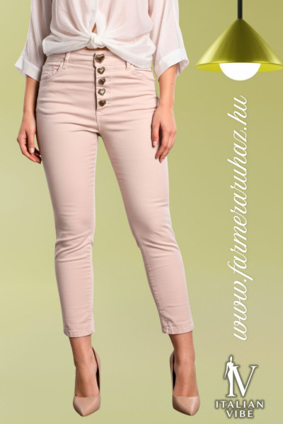 Italian Vibe női szíves gombos nadrág 2610027