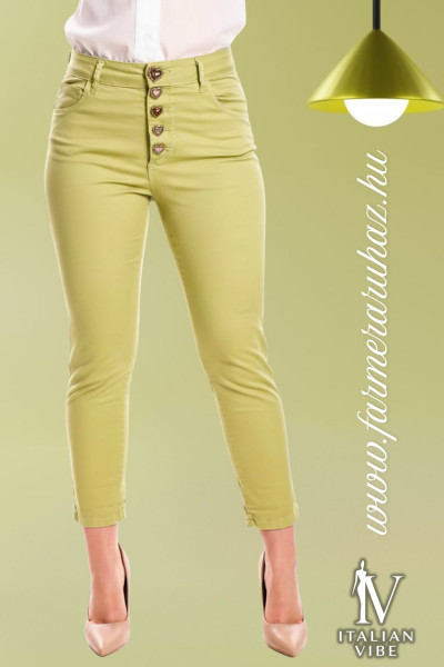 Italian Vibe női szíves gombos nadrág 2610028