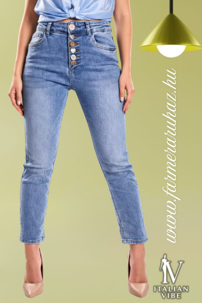 Italian Vibe női szegecses gombos farmer 2610029