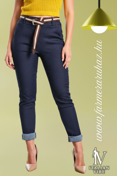 Italian Vibe női öves nadrág (2610106)