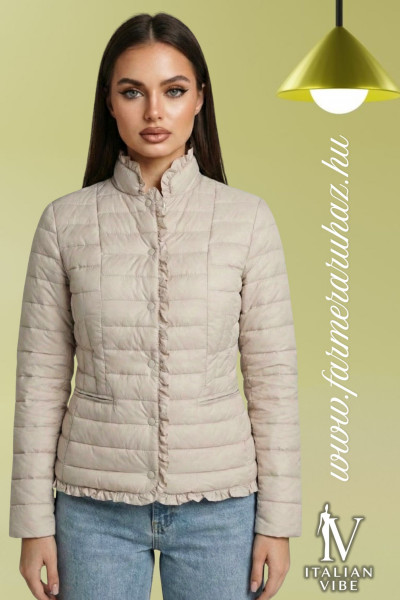 Italian Vibe női kapucnis tavaszi pehelykabát 2610056
