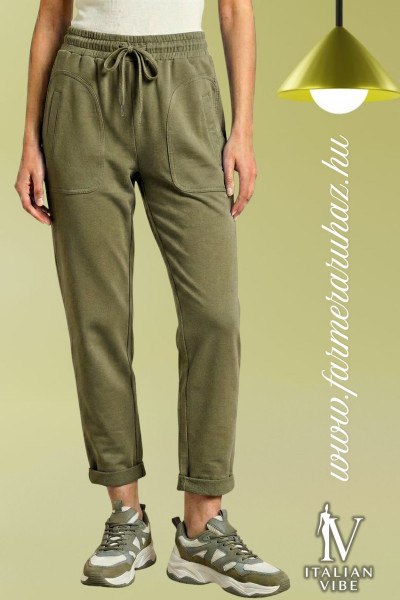 Italian Vibe női pamut nadrág 2610013