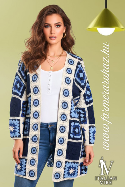 Italian Vibe női horgolt kardigán 2610144