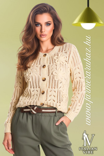 Italian Vibe női horgolt kardigán 2610161