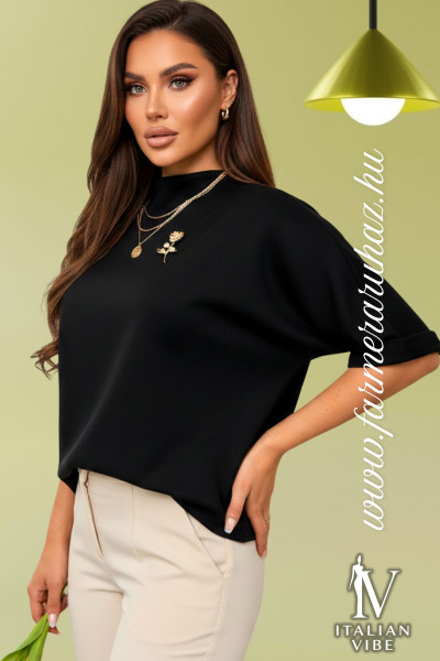 Italian Vibe női felső kitűzővel 2610186