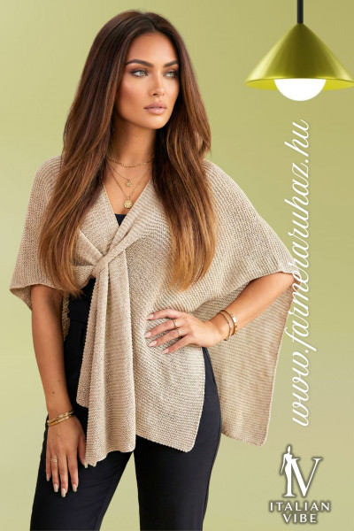 Italian Vibe női horgolt poncsó 2610232