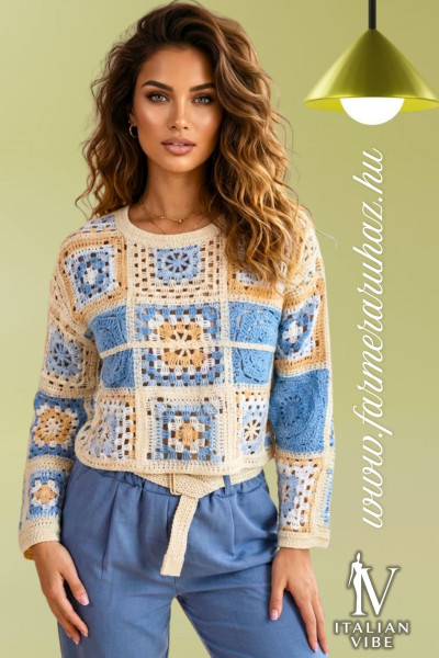 Italian Vibe női horgolt felső 2610140