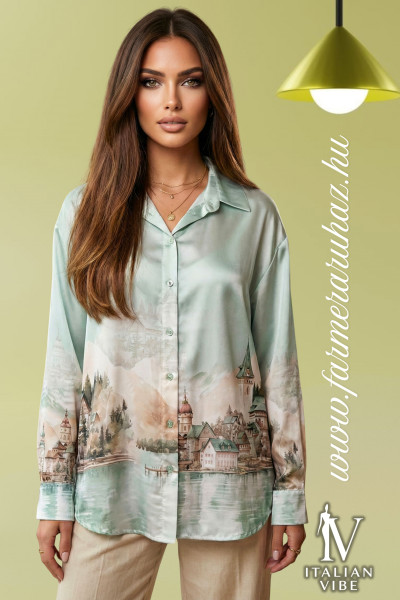 Italian Vibe női szatén ing 2610187