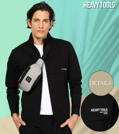 Heavy Tools féri pulóver (Tiago Black) 261125