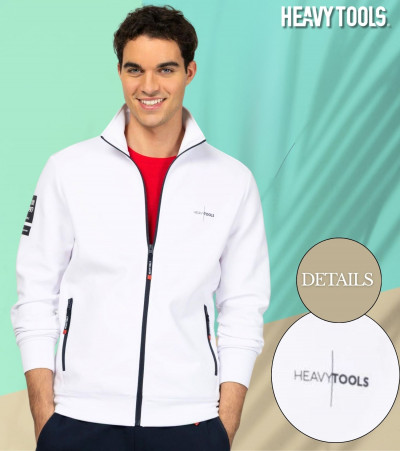 Heavy Tools féri pulóver (Telmes White) 261131