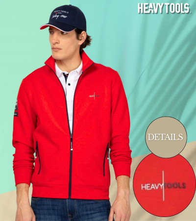 Heavy Tools féri pulóver (Telmes Red) 261130