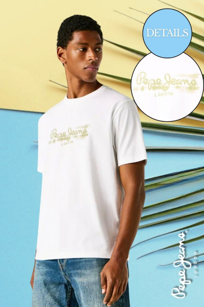 Pepe Jeans férfi póló (Seasonal Logo Fantasy) 261007