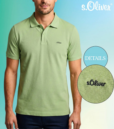 S.Oliver férfi galléros póló 261038