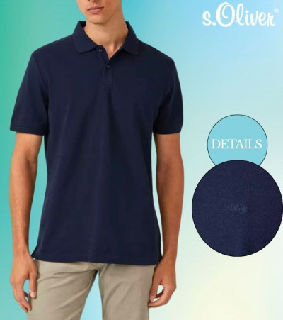 S.Oliver férfi galléros póló 261040