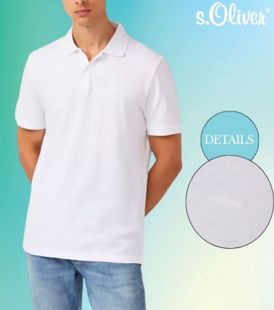 S.Oliver férfi galléros póló 261042