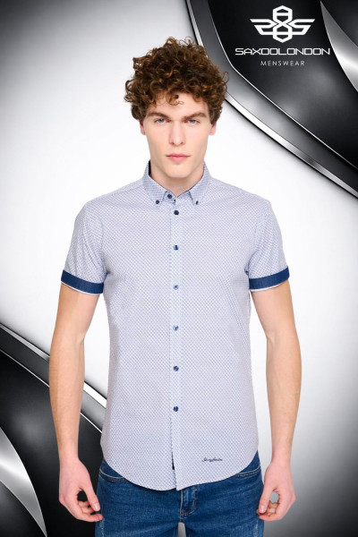 SaxooLondon férfi ing (Still Bala) 261001