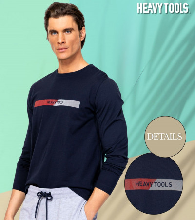 Heavy Tools férfi hosszú ujjú póló (Canaro) 261248
