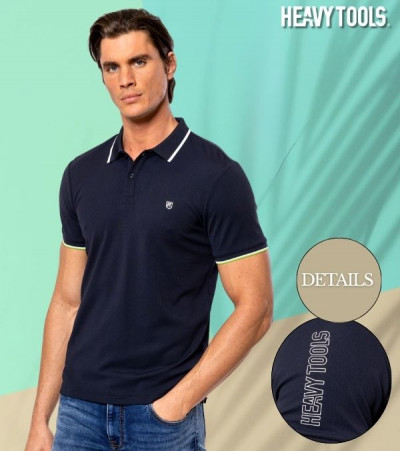 Heavy Tools férfi ingpóló (Dermos26) 261364