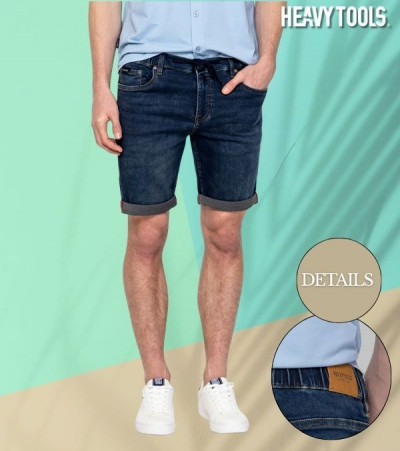 Heavy Tools férfi farmer rövidnadrág (Woopers26) 261398