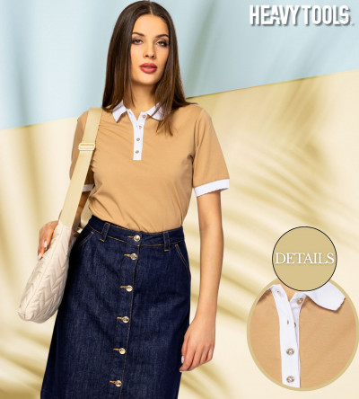 Heavy Tools női galléros póló (Delozia) 261257