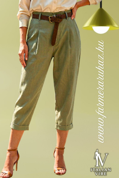 Italian Vibe női nadrág övvel (2620028)