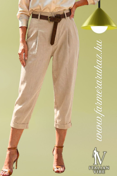 Italian Vibe női nadrág övvel (2620026)