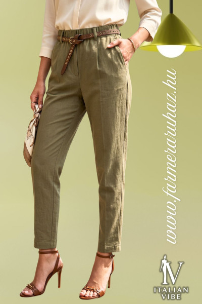  Italian Vibe női nadrág övvel (2620030)