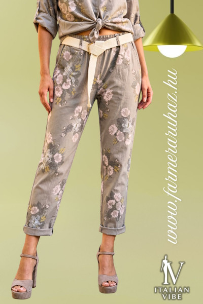 Italian Vibe női nadrág övvel (2620022)