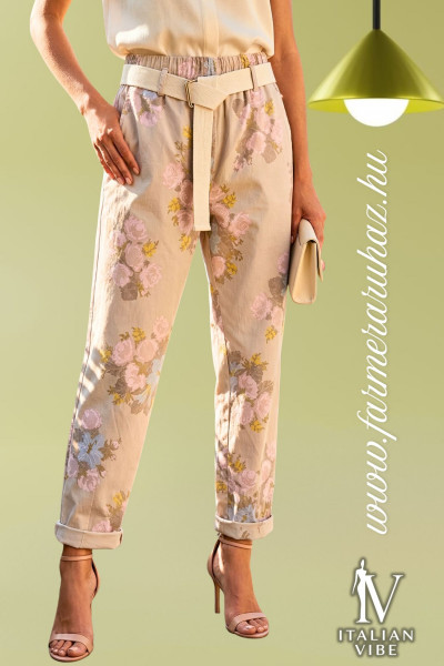 Italian Vibe női nadrág övvel (2620023)