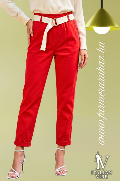 Italian Vibe női öves nadrág (2620014)