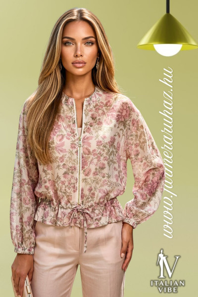 Italian Vibe női zippes felső (2620097)