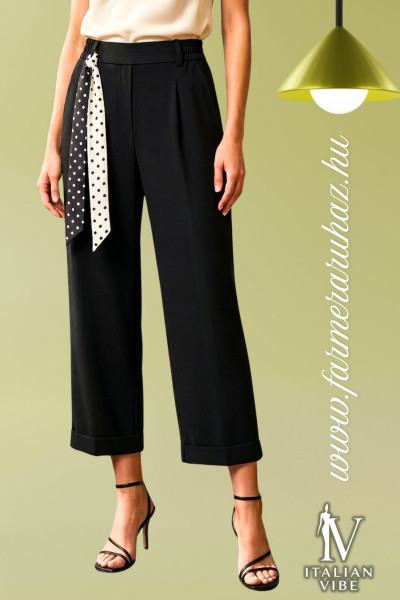 Italian Vibe női nadrág díszkendővel (2620105)
