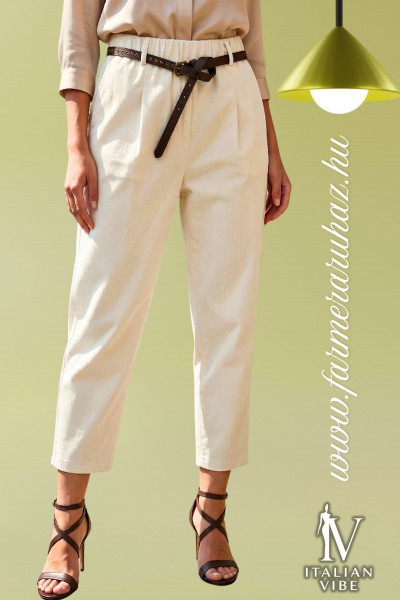  Italian Vibe női nadrág övvel (2620029)