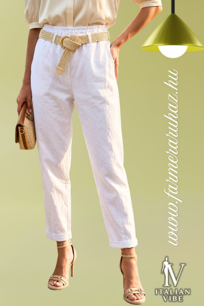 Italian Vibe női prémium nadrág övvel (2620009)