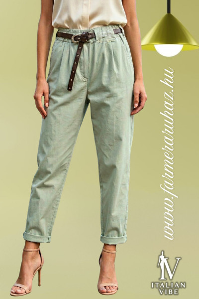 Italian Vibe női prémium nadrág övvel (2620012)