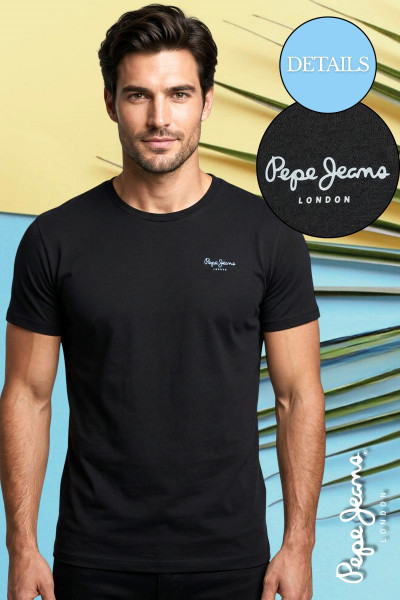 Pepe Jeans férfi aláöltözet-kettő darabos csomag (Pepe T-Shirt 2P/Egységár: 5950 Ft/db) (261087)