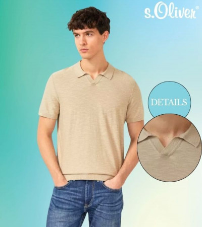 S.Oliver férfi galléros póló 261076