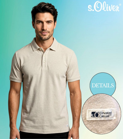 S.Oliver férfi galléros póló 261116