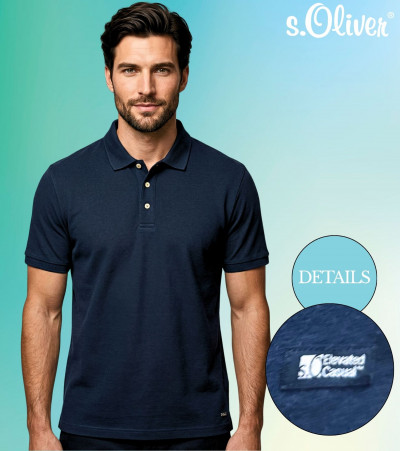 S.Oliver férfi galléros póló 261115