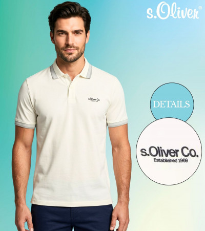 S.Oliver férfi galléros póló 261070