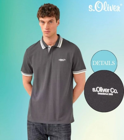 S.Oliver férfi galléros póló 261067