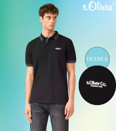 S.Oliver férfi galléros póló 261068