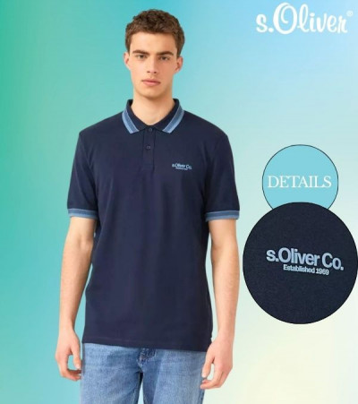 S.Oliver férfi galléros póló 261069