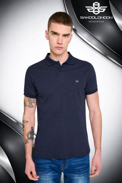 SaxooLondon férfi galléros póló (Adven) 261013