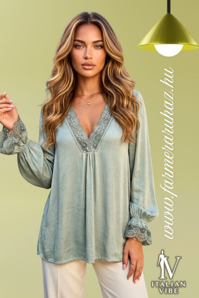 Italian Vibe női ing csipke aljjal 2620223