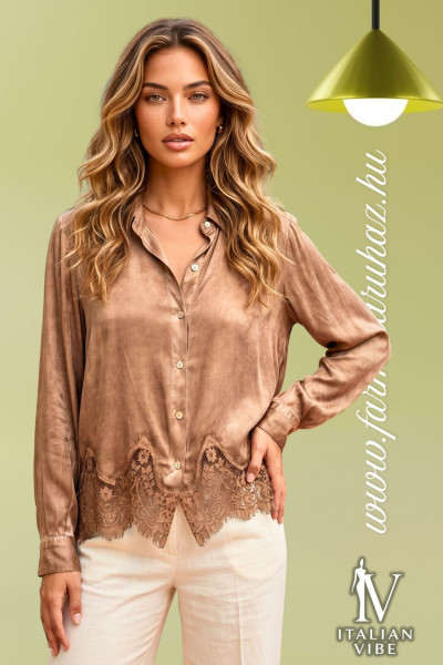 Italian Vibe női ing csipke aljjal 2620214