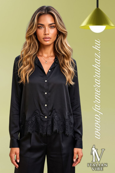 Italian Vibe női ing csipke aljjal 2620213