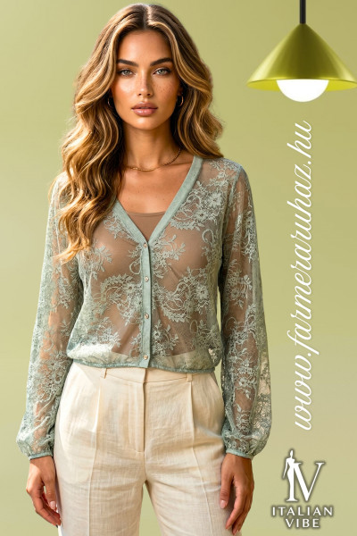 Italian Vibe női csipke kardigán (2620204)